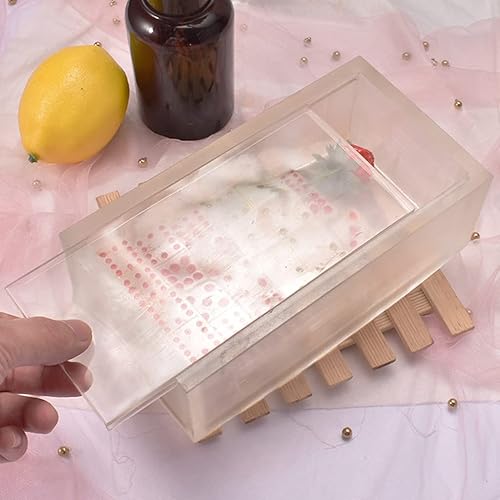 Miniatura 7 de appuivbt Molde de caja rectangular de resina,Caja de almacenamiento de ajedrez Molde de resina epoxi,Contenedor de almacenamiento grande de silicona