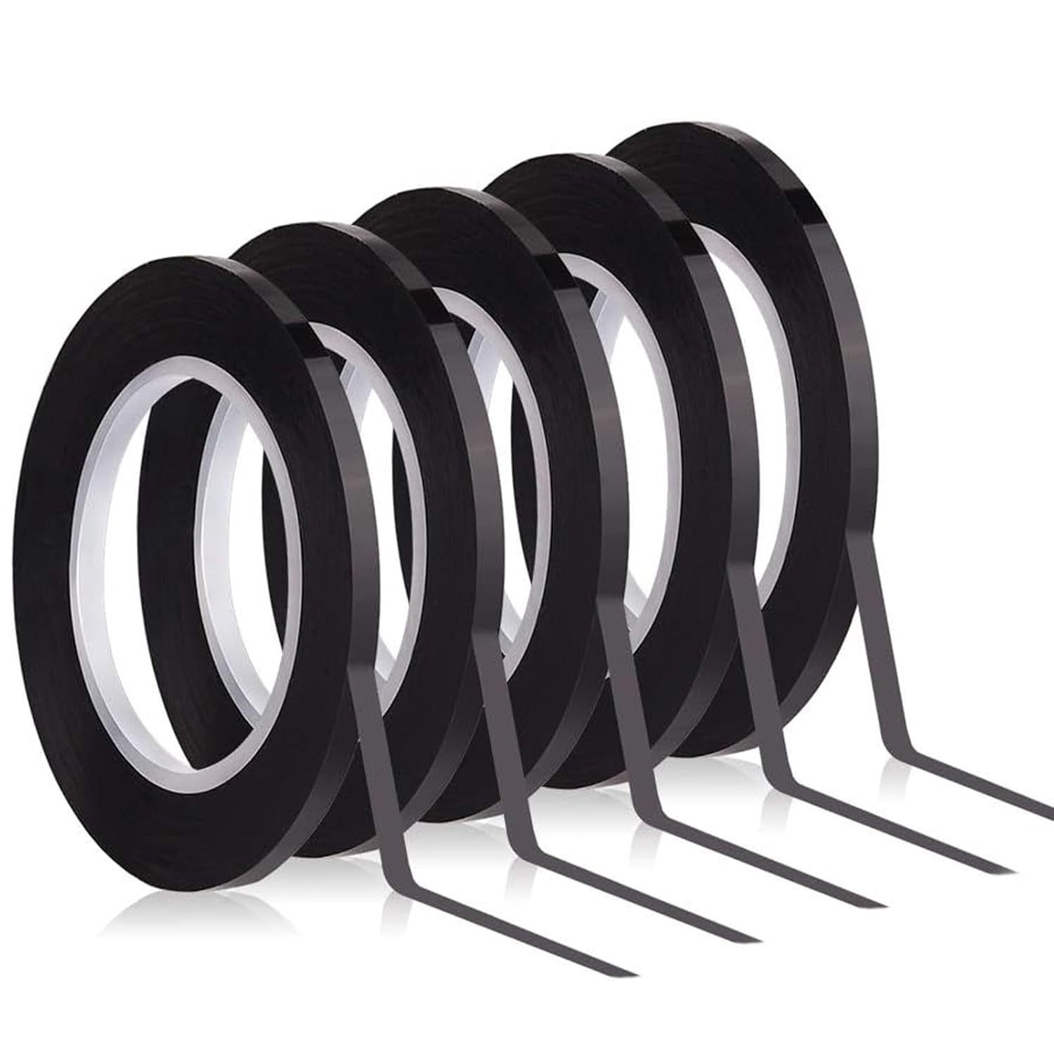 Ormromra 5 Pcs 3mm x 66m Whiteboard Tapes, Whiteboard Tape Grid Marking