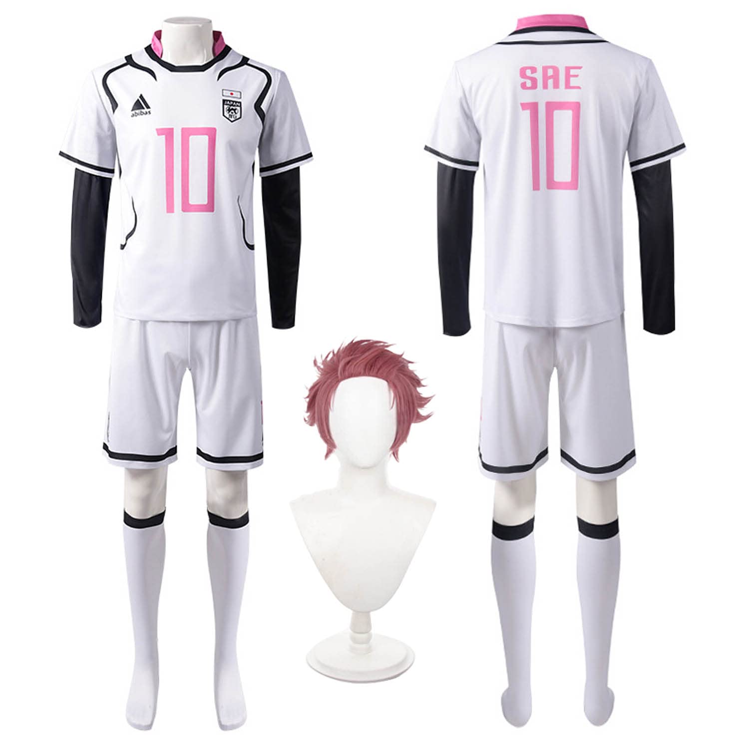 Cosplay Blue Lock Itoshi Sae costume complet de carnaval - 8