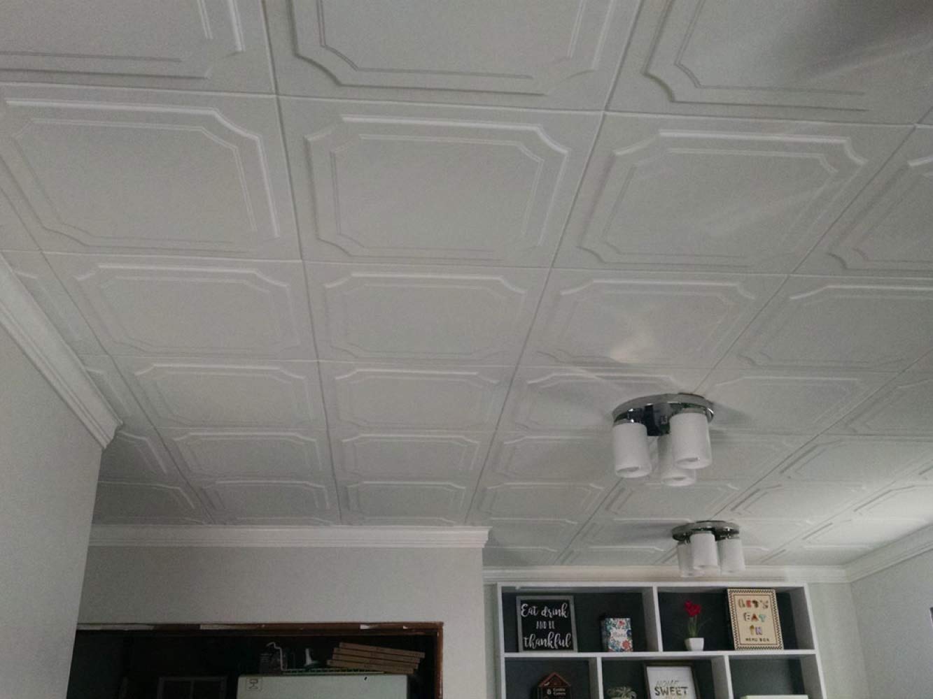 A la Maison Ceilings R08 Virginian Foam Glue-up Ceiling Tile (21.6 sq ...