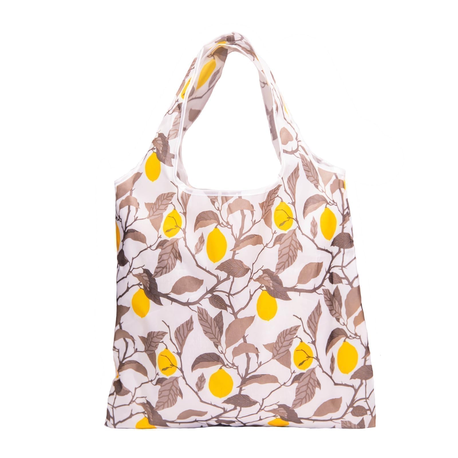 Photo 1 of 1 Pcs Reusable Grocery Bags, Foldable & Waterproof Tote Bags, Unique Pattern Ideal Gift for Women, Machine Washable Extra Large 33LBS Durable for Shopping & Travel (Rose)?