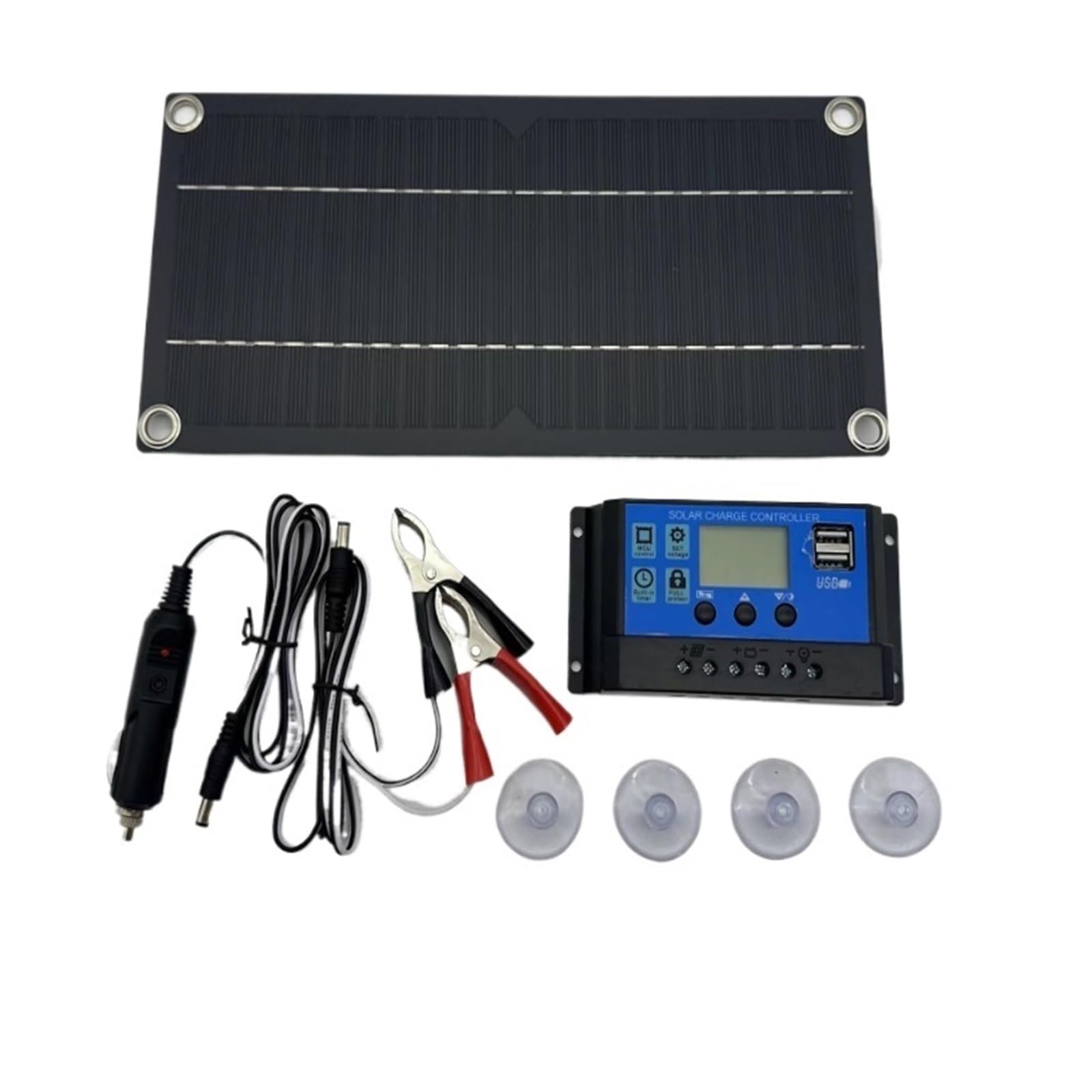 Solar Panel Kit High Conversion Rate Portable Panel Charger Output Efficiency