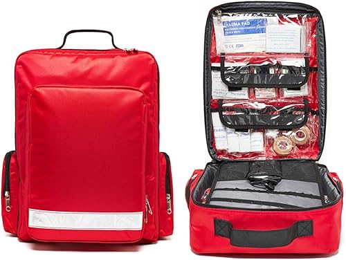 Gatycallaty Mochila de primeros auxilios, bolsa de medicina de emergencia, bolsas vacías de supervivencia para trauma, primeros auxilios para viajes