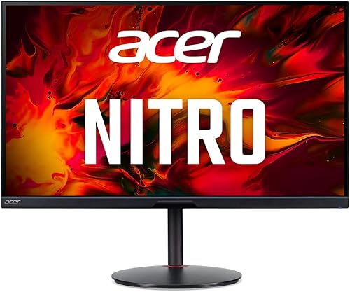 Miniatura 1 de Acer Nitro XV282K KVbmiipruzx 28 pulgadas UHD 3840 x 2160 Agile-Splendor IPS Gaming Monitor  AMD FreeSync Premium  1 ms  TUVEyesafe  1 x puerto de