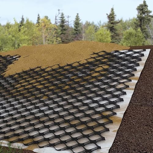 Grille de sol perméable stabilisatrice de gravier pour collines abruptes - 2
