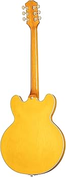 ephiphone shelaton natural セミアコ Amazon.com: Epiphone Sheraton Semi Hollow Body, Natural and