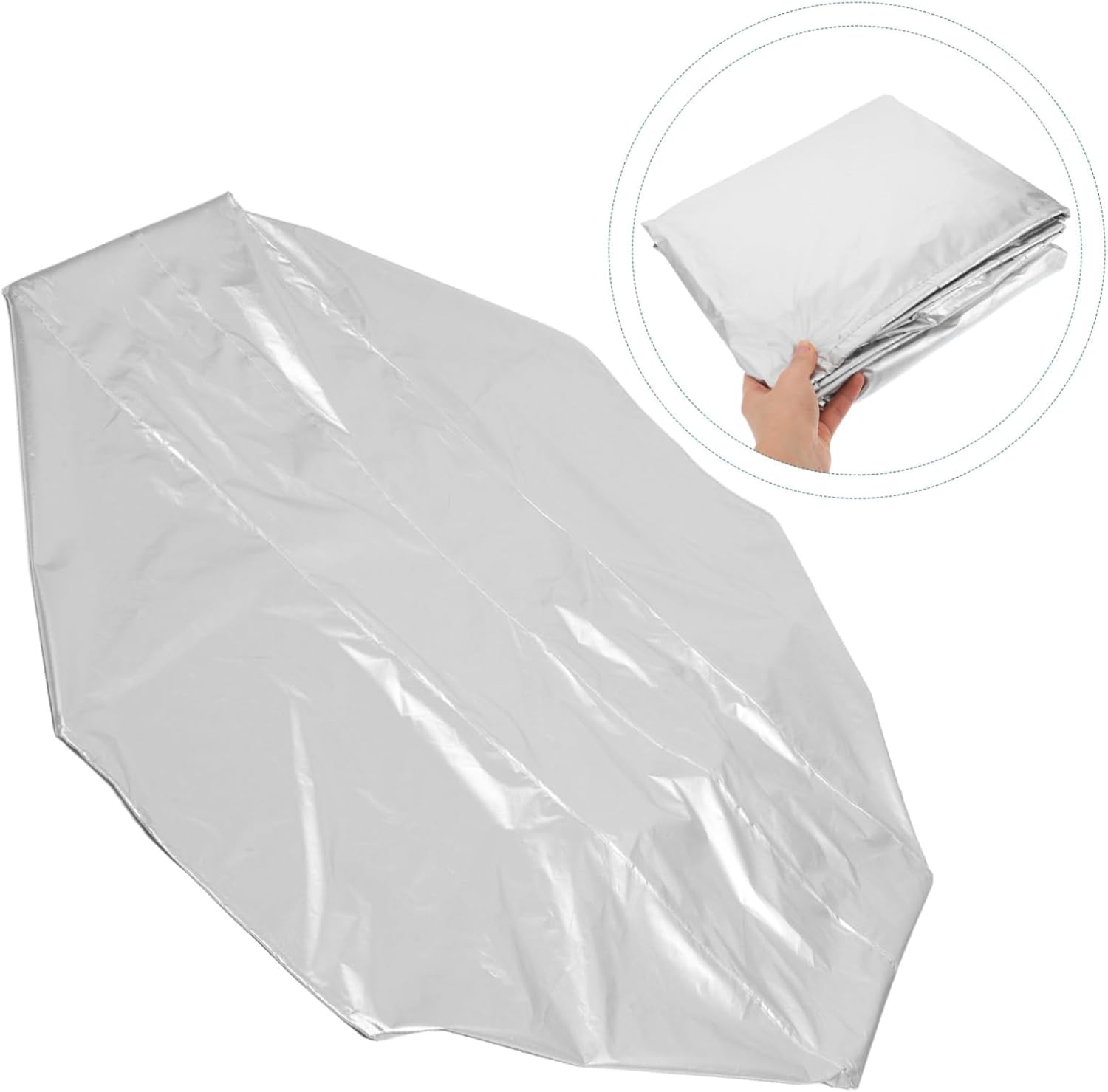 Cabilock Snowmobile Cover and Protective Storage for Machines Versatile Fit for Models Easy Installation Silver