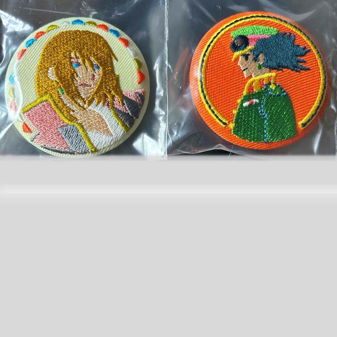 ハウルの動く城 缶バッジ・刺繍ブローチ 20個セット 新品未使用】ハウルの動く城 缶バッジコレクション 刺繍ブローチ