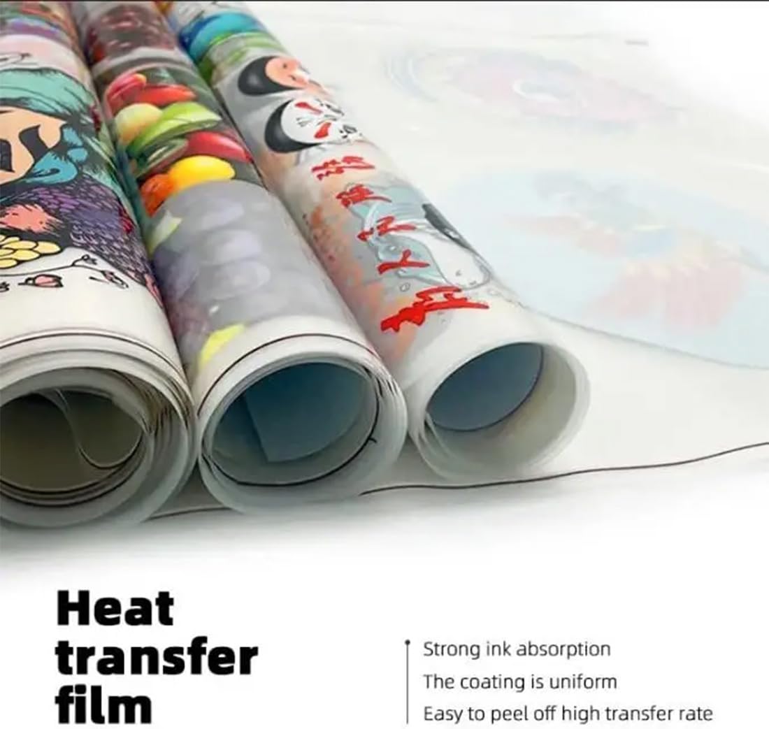 Heat Transfer Film, A4 Size DTF Stickers for T-Shirt Printing | Ready to Press, Premium Soft Feel, Stretchable & Long Lasting | Vibrant Colors, High-Detail Prints (Design 3) 4
