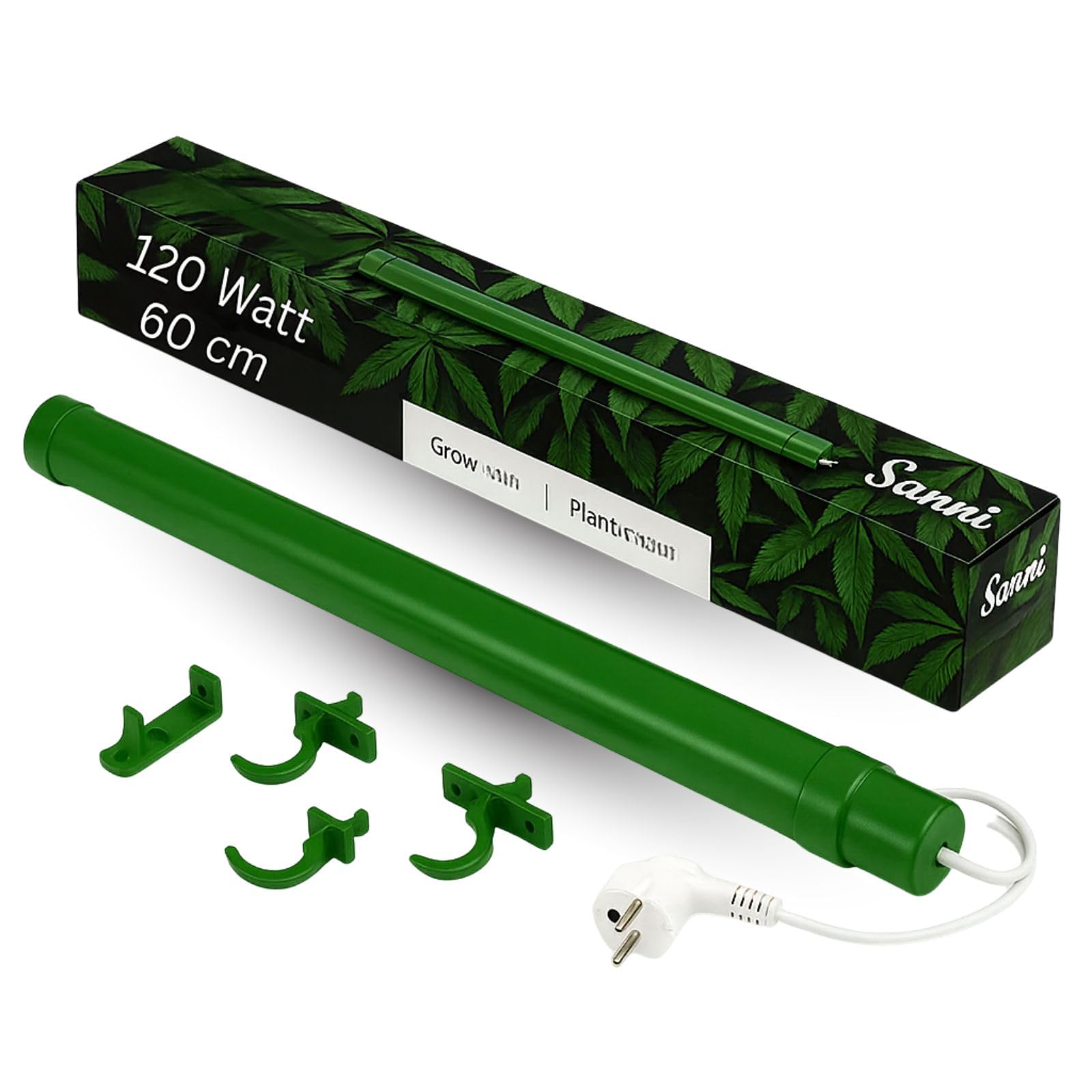 Calefactor Grow calefacción por aire y radiador rápido económico para cultivo indoor 60cm