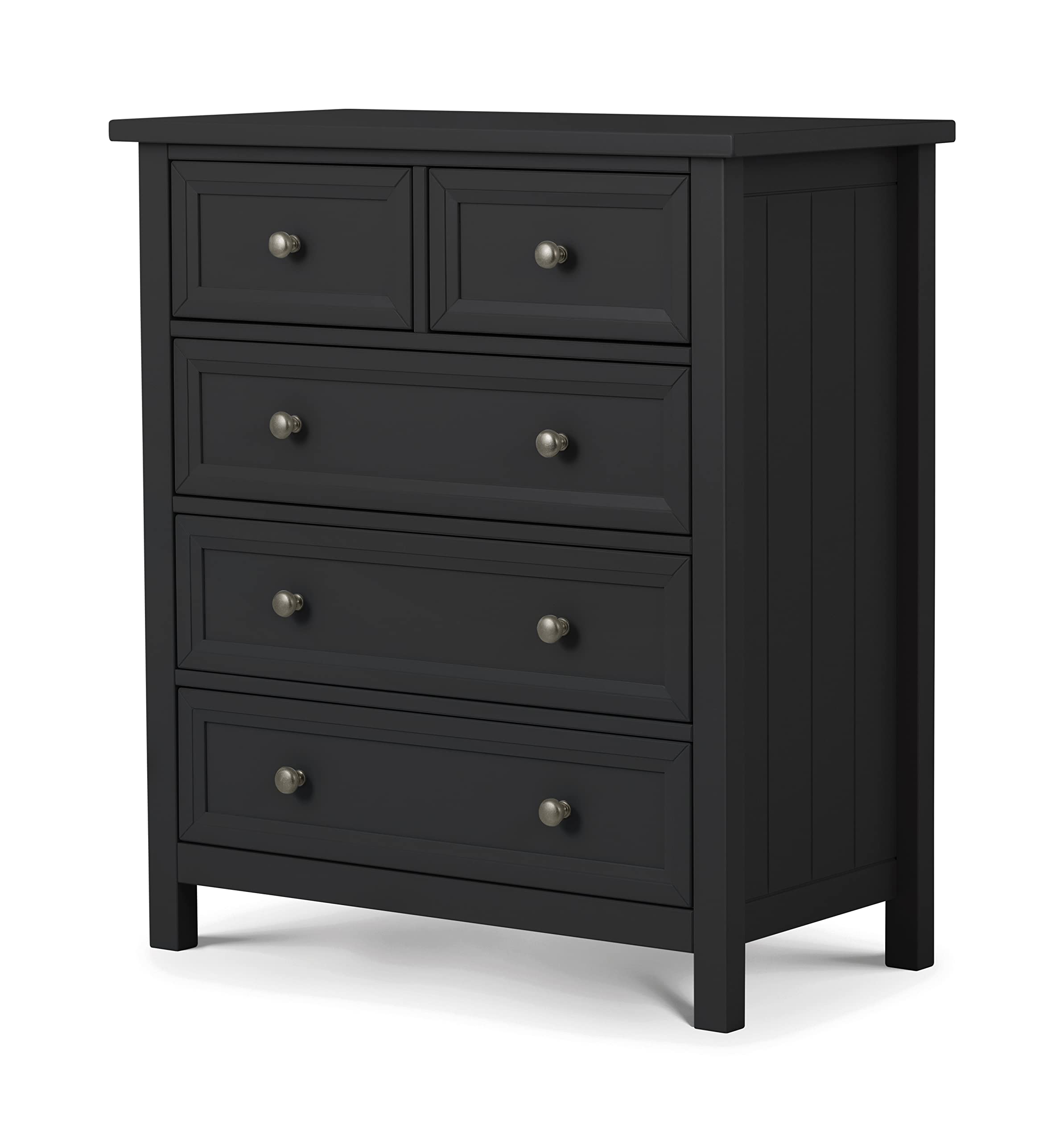 Julian BowenMaine 3+2 Drawer Chest, Anthracite, Engineered Wood, One Size
