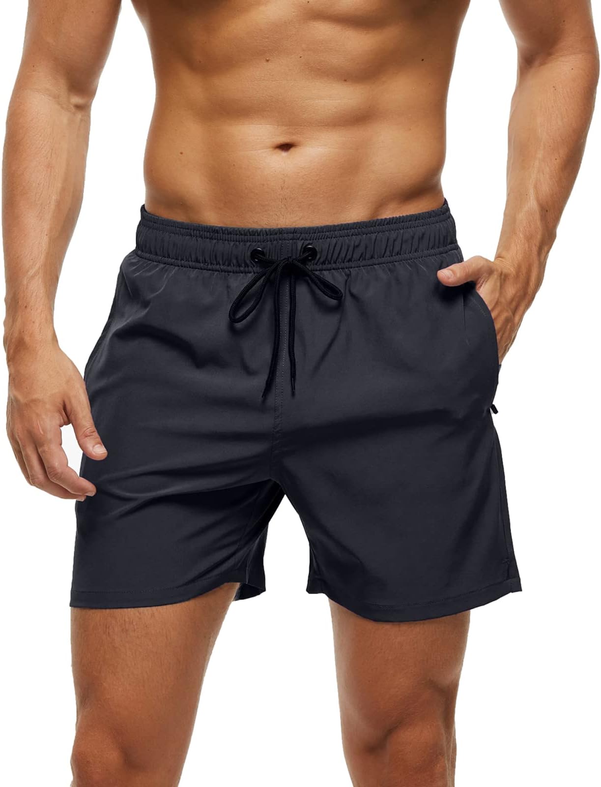 BlaosnMens Swimming Trunks Swim Shorts Gym Athletic Workout Running Sports Golf Lounge Clothes Casual Summer Beach