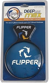 FL!PPER DeepSee Aquarium Magnifier Magnetic Viewer â€“ Fish Tank Magnifying Glass â€“ Magnetic Magnifying Glass Ideal for Photography â€“ Flipper Fish Tank Accessories, 5