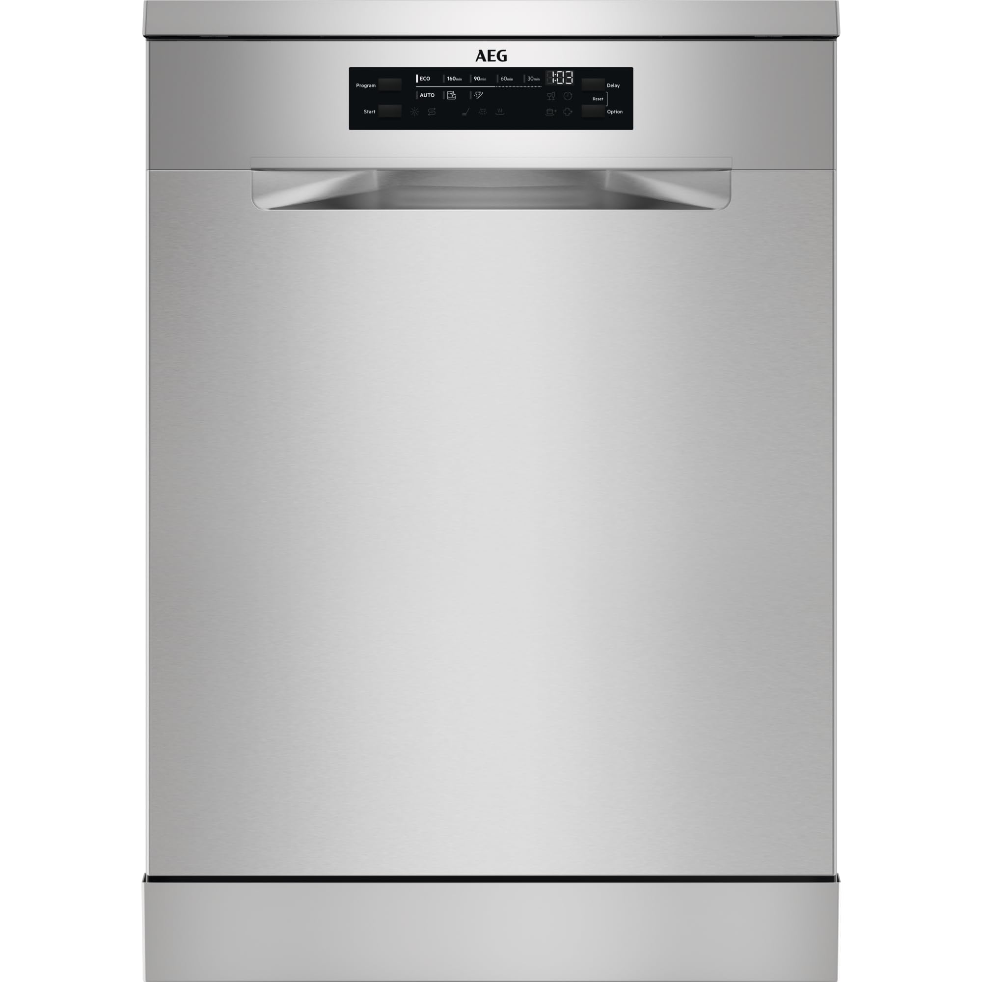 Aeg Ffb74917zm Freestanding Dishwasher Stainless Steel