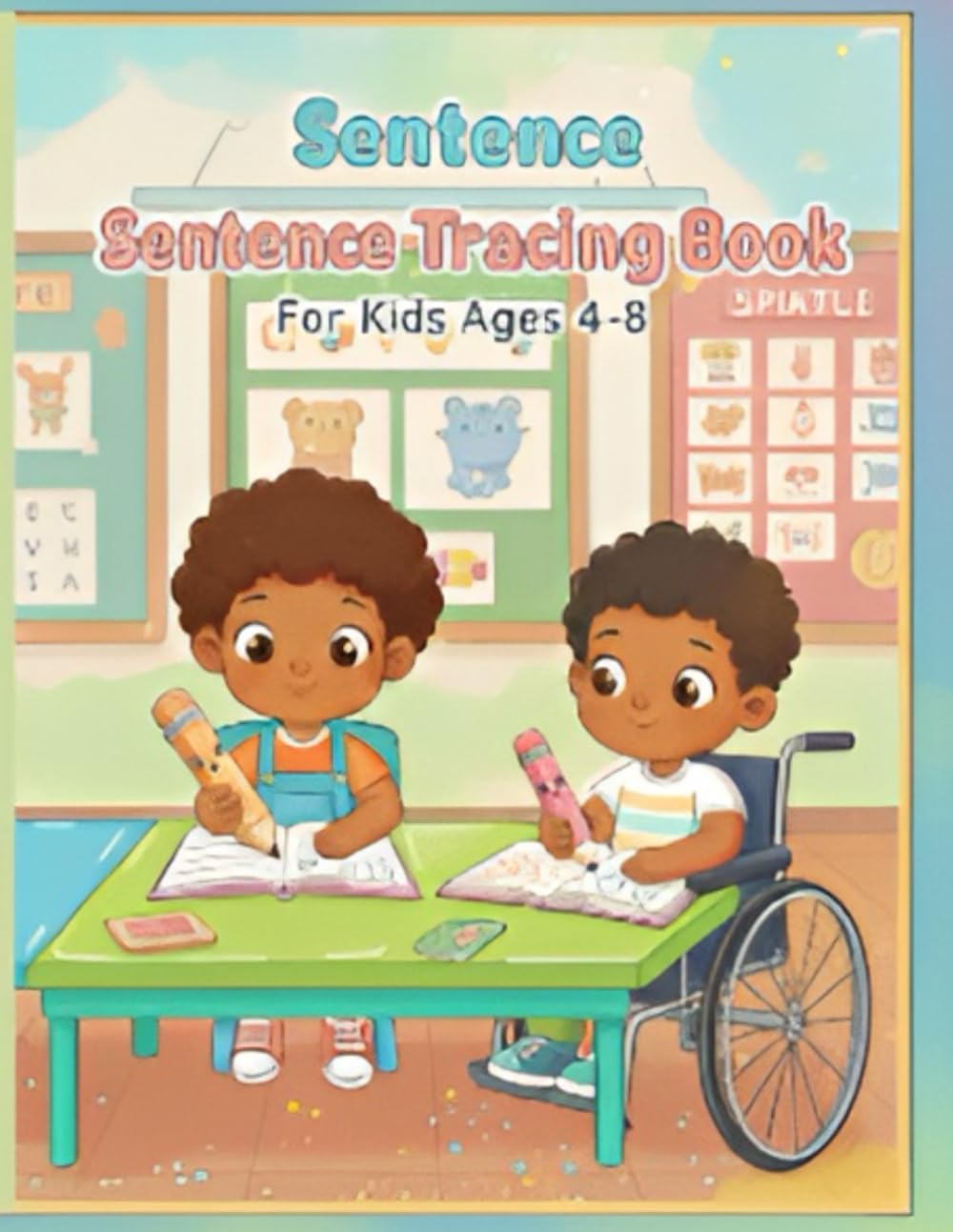 Sentence Tracing Book for Kids Ages 4–8: 50 Easy and Fun Tracing Sentences to Improve Handwriting, Reading, and Writing Skills