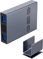 Vista 8 de IO CREST Caja USB tipo C de una sola bahía de 10 Gbps para HDD SATA de 2.5" y 3.5