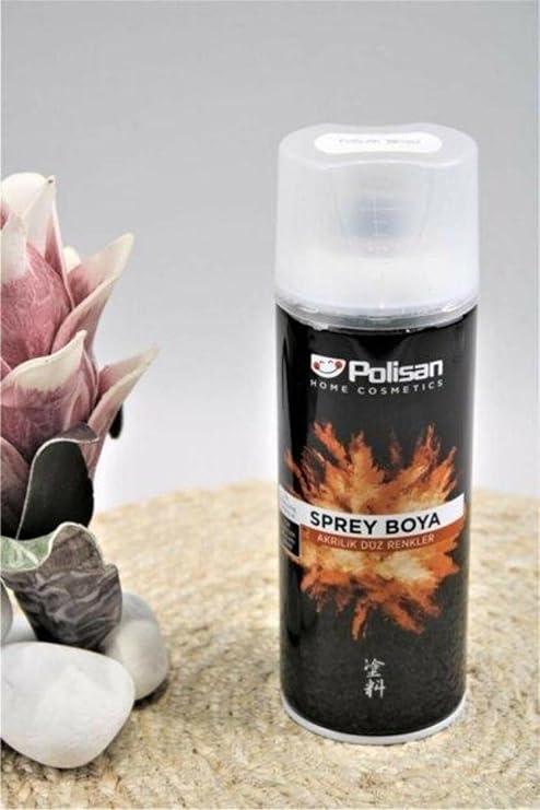 Polisan Akrilik Sprey Boya Parlak Beyaz 400 Ml P9028