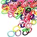 Baby Hair Ties for Kids Toddlers 100 PCS 10 Colors Small Seamless Hair Bands Ponytail Holder J-MEE