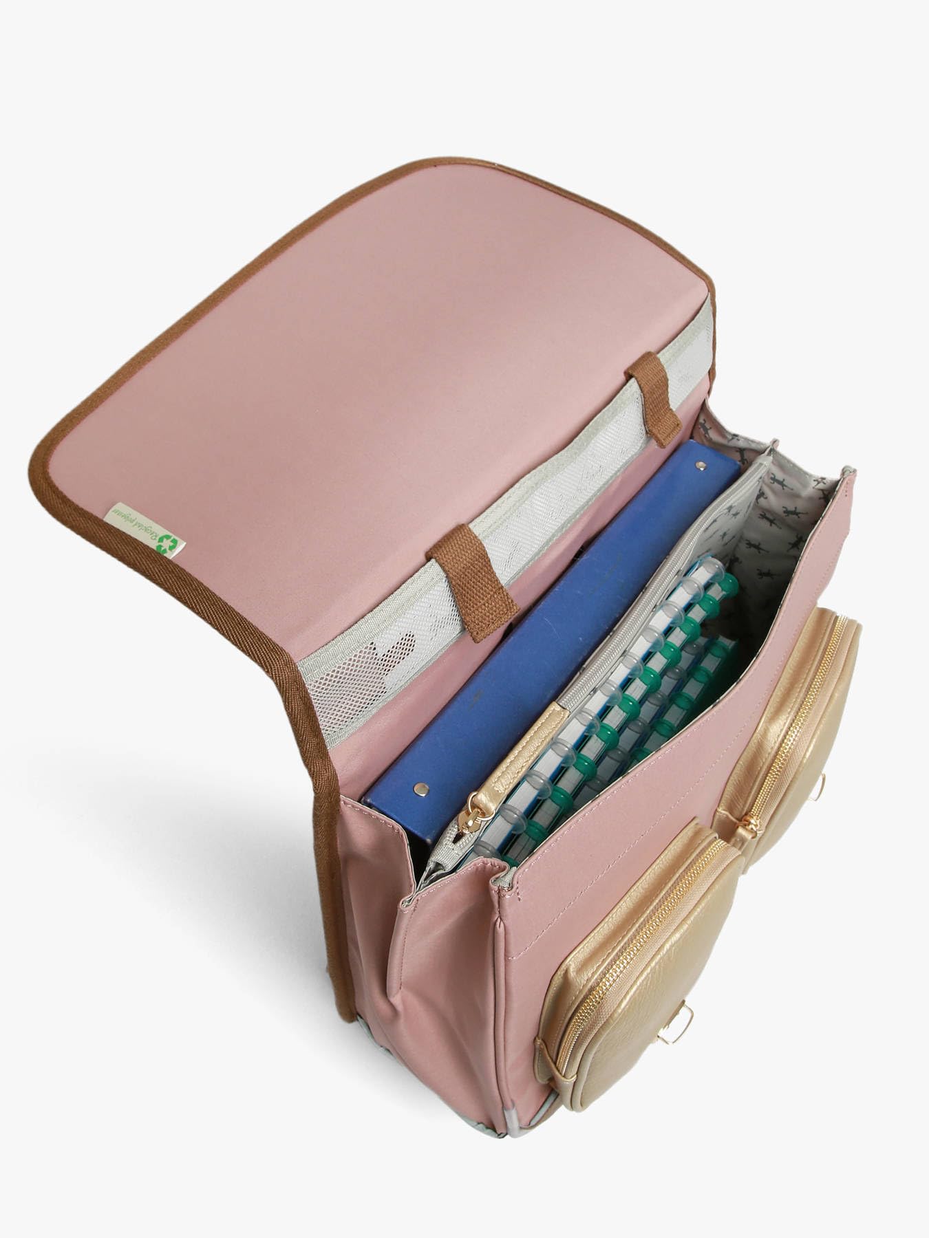 Cameleon Cartable à roulettes Rose 38cm Vintage Fantasy avec 2 compartiments - Idéal pour l'école primaire et la rentrée scolaire en CP, CE1 et CE2 pour fille et garçon