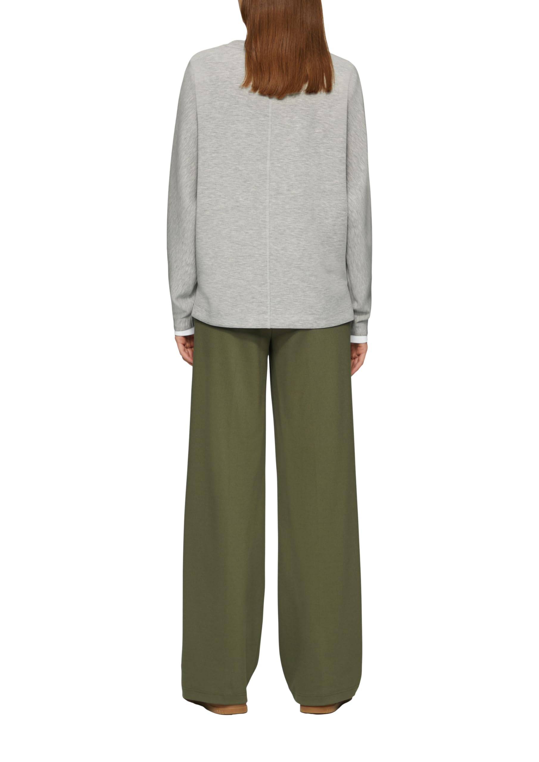 s.Oliver Sweatshirt aus Scuba mit Fledermausärmeln