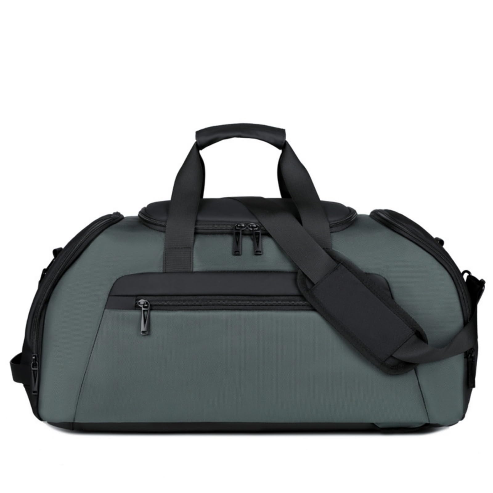 Bolsa Gimnasio con Compartimento para Calzado Resisn Al Agua Bolsa por con Compartimento Húmedo Ajustable Bolso para portistas, Viajeros, Gris, Color to 1
