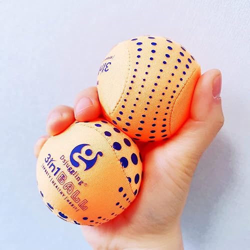 Miniatura 3 de Bolas multifunción 3 en 1 de 2.362in, bola de malabarismo lavable para principiantes, juego de 3 bolas de agua que rebotan en el agua, bola de