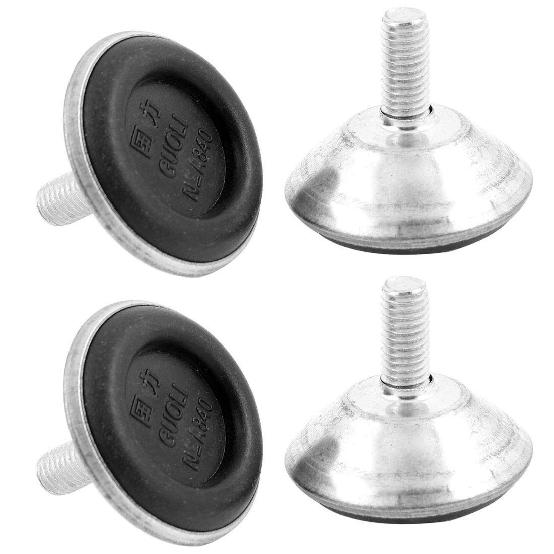 Screw On Type Furniture Glide Leveling Foot Adjuster M8x39x33mm 4 Pcs id e80 e20 65d d97 9a5