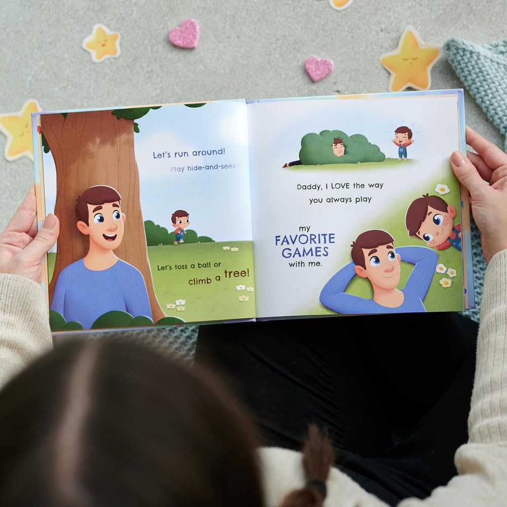 Personalized Gift for Dad and a Child | Hooray Heroes | 10 Reasons why I Love Daddy