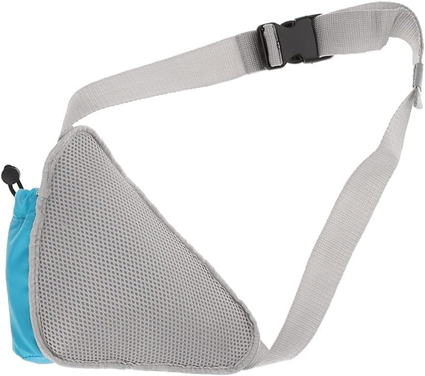 Multi-use Sports Running Triangle Waist Bag Bum Fanny Pack Hiking Cycling Jogging Belt Water Bottle Pocket Shoulder Chest Bag(D)