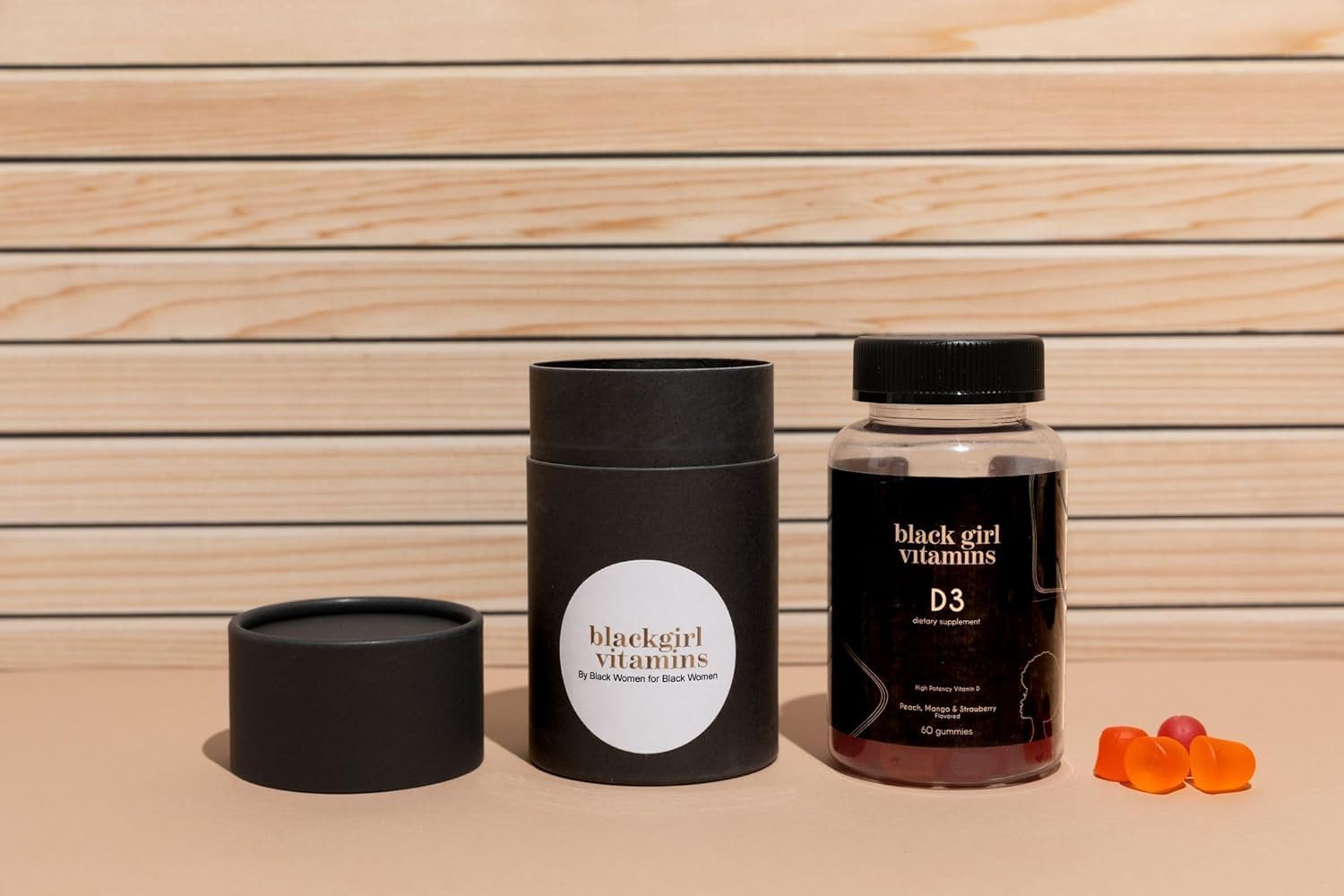 Black Girl Vitamins - Vitamin D3 Gummies, for Immune, Energy, and Bone Support, 2000IU (50mcg) Vitamin D per Serving, Gluten-Free Vitamin D Gummies, 60 Count (2-Pack) - Image 5