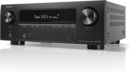 Miniatura 10 de Denon AVR-X1800H - Receptor estéreo AV de 7.2 canales - 80W/canal, transmisión inalámbrica a través de HEOS integrado, WiFi y Bluetooth, compatible