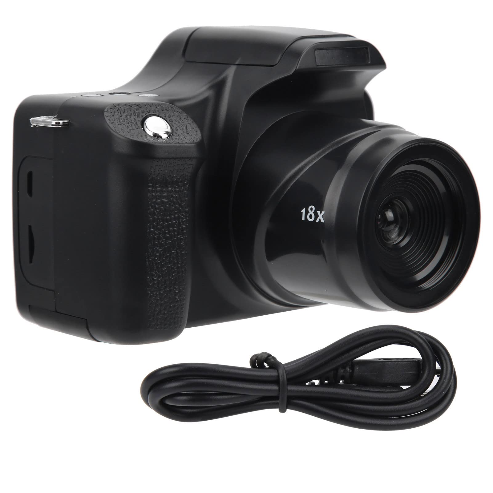 Portable Digital Camera, HD SLR Camera, Focal Length Camera with 18X Zoom, 3.0in LCD Screen, Focal Length(Standard)