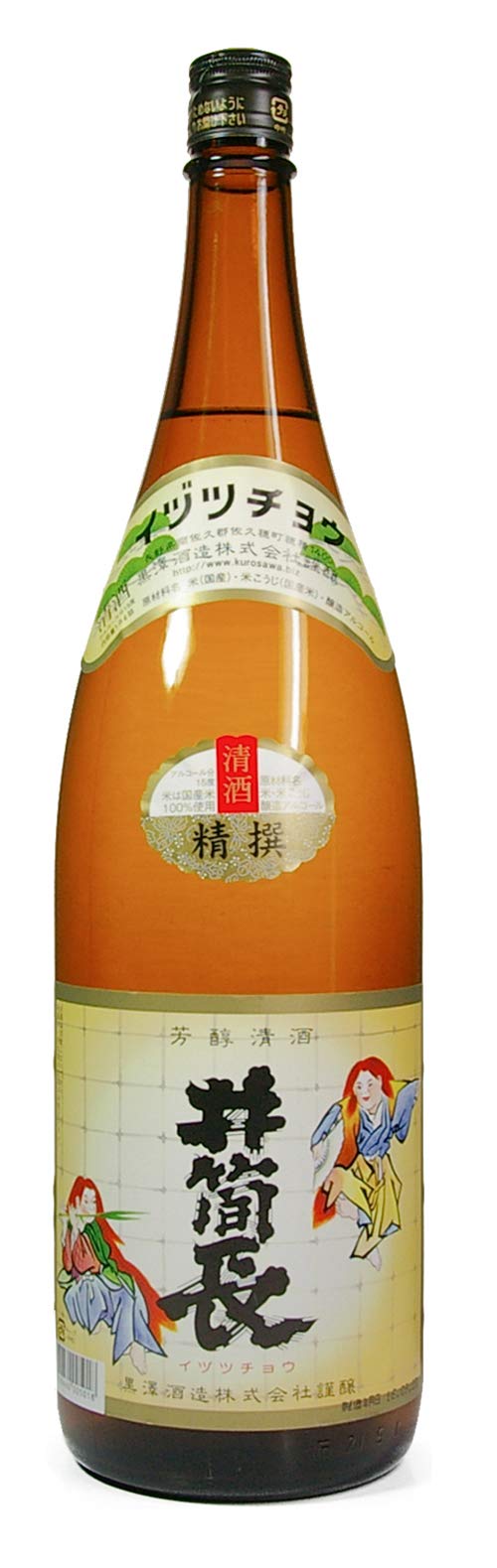 Amazon.co.jp: 黒澤酒造 井筒長 精選 [ 日本酒 長野県 1800ml ] : 食品
