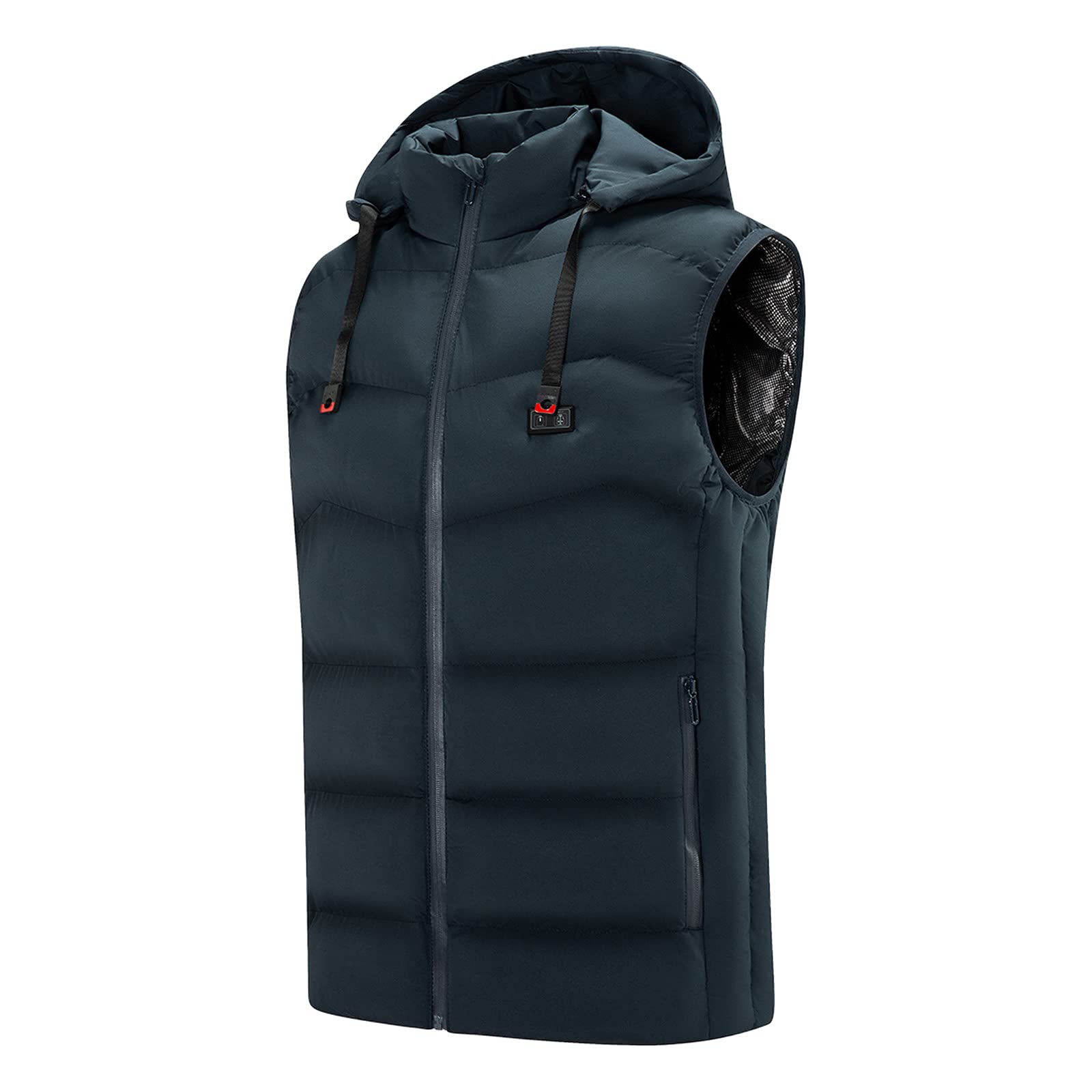 Gilet Chauffant,Lavable Veste Chaude D'Hiver Gilet Chauffant Moto Electrique Manteau Chauffant Électrique Chargement Usb Pour Le Ski La Moto L'Extérieur Le Camping