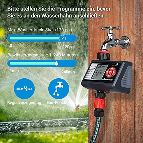 Bewässerungscomputer von Dewenwils für den Garten