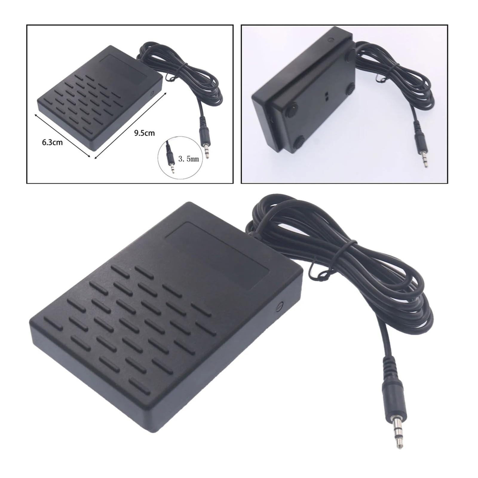 E-Piano Sustain Fußpedal Professional 3,5 mm for Synthesizer, Klaviere, Trommeln