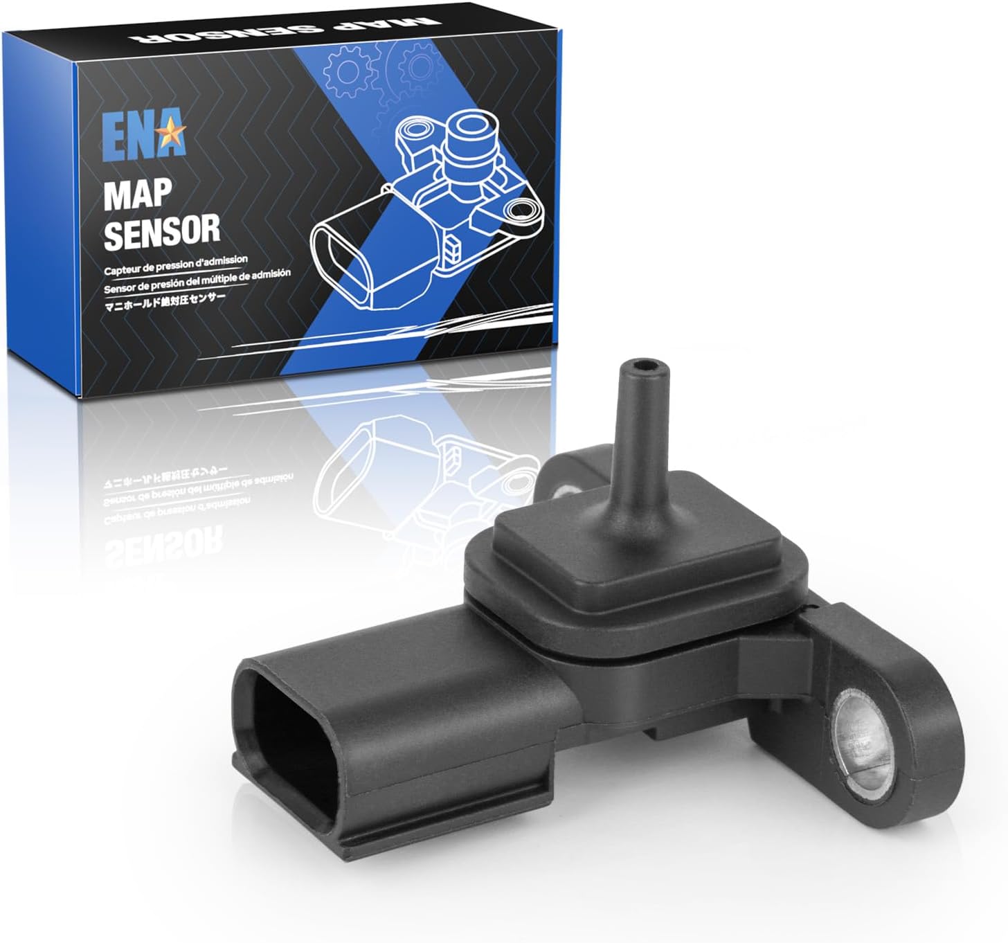 ENA Manifold Absolute Pressure Sensor Compatible with 2018-2025 Toyota RAV4 Prime Camry Highlander Sienna Corolla Venza Corolla Cross Prius Tundra Crown Sequoia Avalon Replacement for AS689