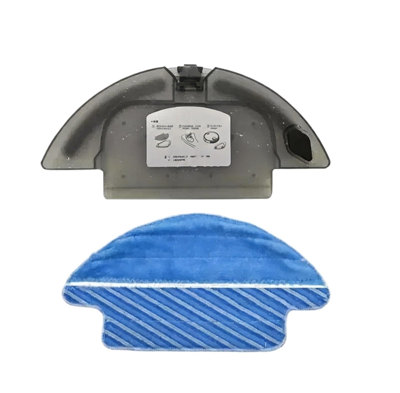 Water Tank/Mop Cloth, Compatible for Conga，3090, Compatible for Cecotec, Compatible for Proscenic，M6 M6LDS R2, Compatible for 3Irobotix，CRL-200 Robotic Vacuum Cleaner