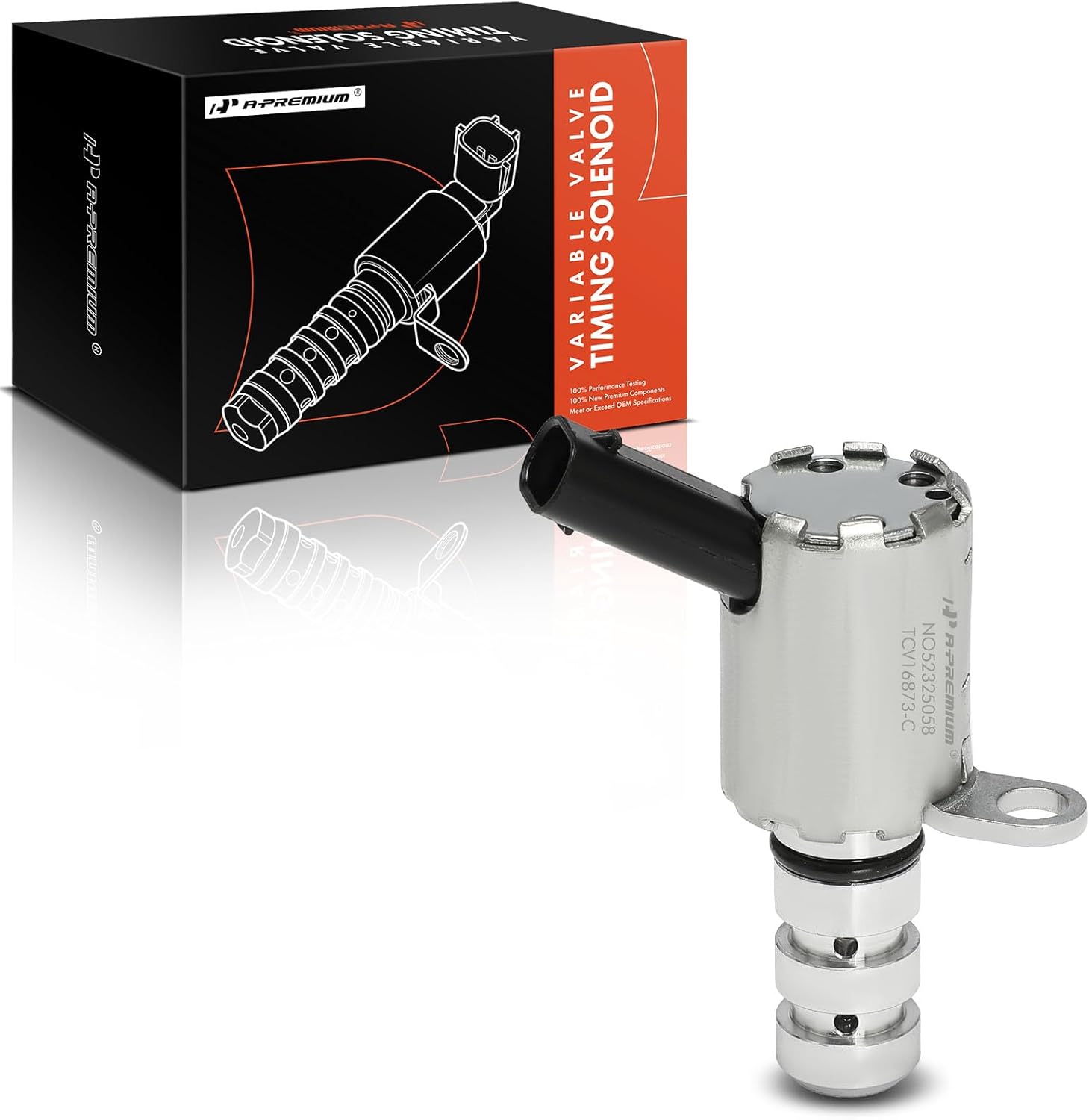 A-Premium Engine Variable Valve Timing (VVT) Solenoid Compatible with Audi Q5 2010-2012, Q7 2010-2012, A6 Quattro 2009-2011, S4 2010-2010, S5 2010-2011 & Volkswagen Touareg 2009-2012, 3.0L