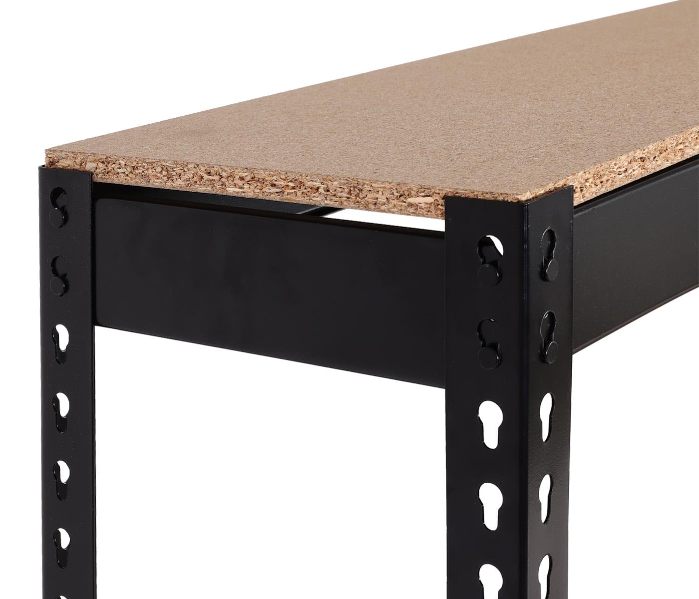 Mendler Packstation HWC-J84 Stahl höhenverstellbar 183x183x90cm, schwarz