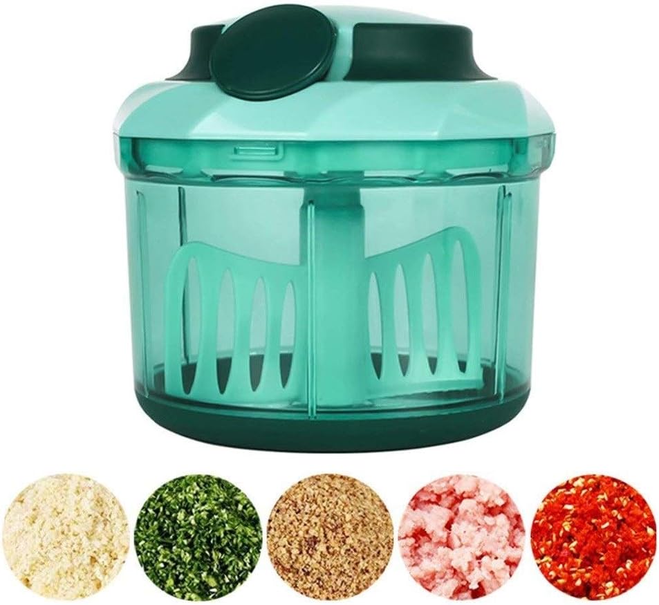 Food Processor, Household Electric Meat Grinder, Stainless Steel Meat Grinder, Meat, Vegetable, Fruit and Nut Grinder (5.51 * 5.11 * 5.31)