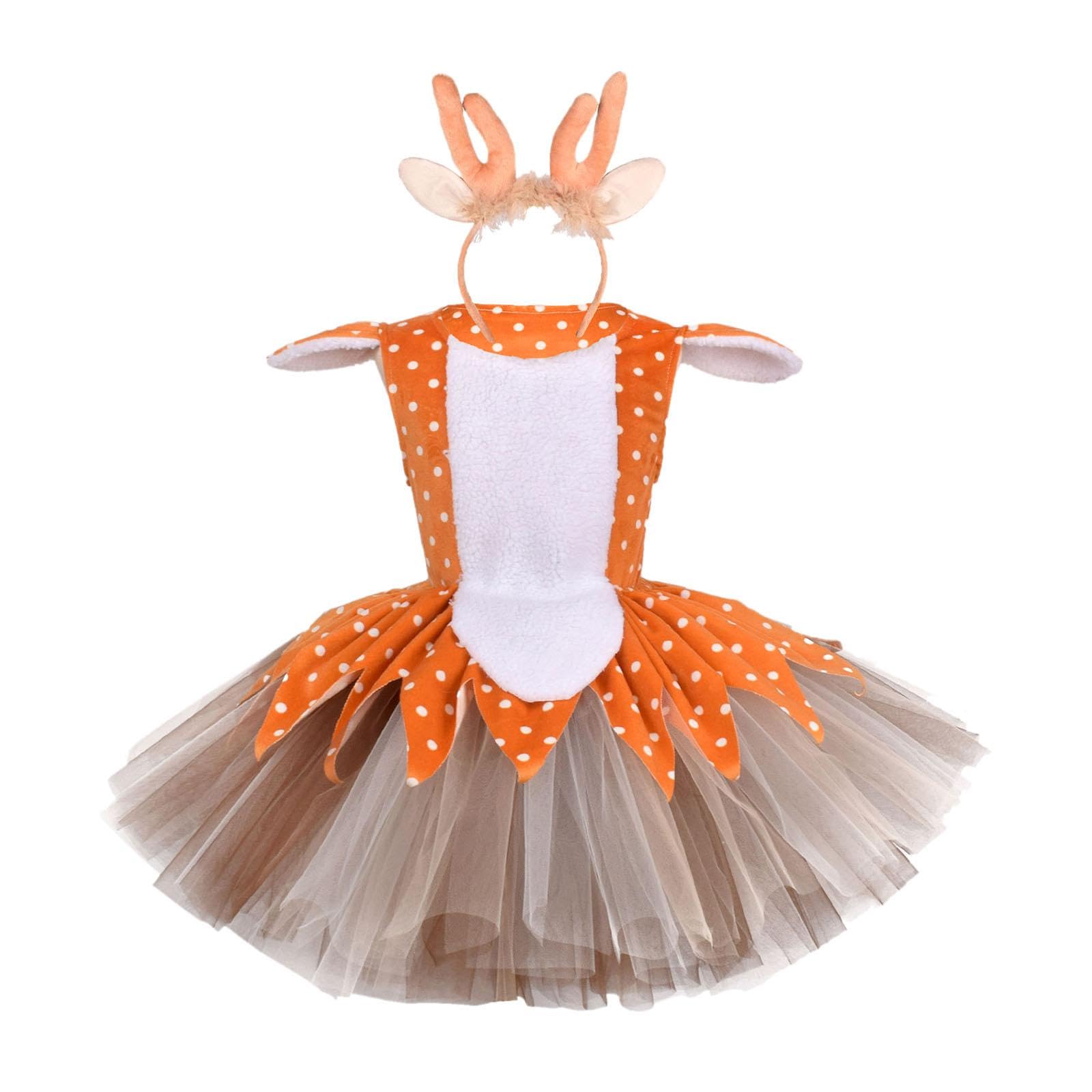 Déguisement de Cerf avec Bandeau pour Halloween et Soirées Dansantes