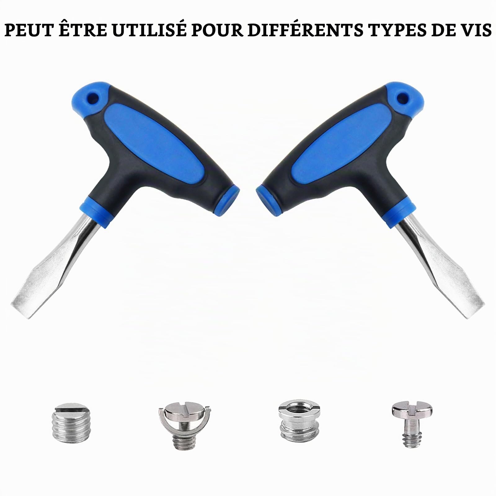 Tournevis à tête plate de type T, fournitures de tournevis à tête plate, outil de tournevis court, petit tournevis à tête plate, outils d'assemblage, outil de tournevis pour trépieds ou plaques à