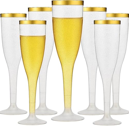 90 copas de champán desechables de plástico de 6.5 onzas, ideales para brindis, bodas, cumpleaños, baby showers, mimosa, cócteles, fiestas, 6.5 disponible en Yaxa Guatemala