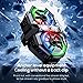 Mikirini Mobile Phone Cooler with RGB Backlight and Temp Display, Cellphone Cooling Fan with Dual Semi-Conductor Cooling Chip, Compatible for iPhones/Android Phone Width from 6 to 8 cm