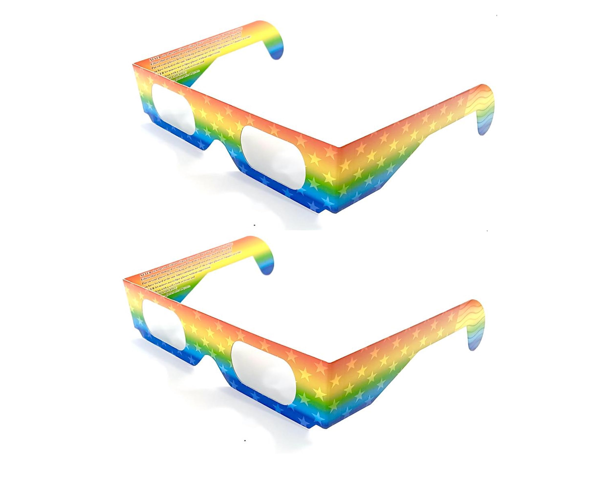 Gravitis Premium Solar Eclipse Viewing Glasses - Safe, CE Certified, Durable Paper Frames - Pack of 2 - Perfect for Astro Enthusiasts and Outdoor Events