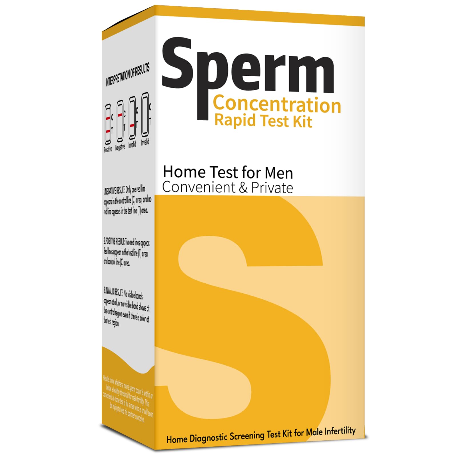 Male Fertility Home Test Kit for Men-Trak Plus Male Fertility Testing System- Easy to Read Results, Over 98% Accurate - Shows Normal or Low Sperm Count