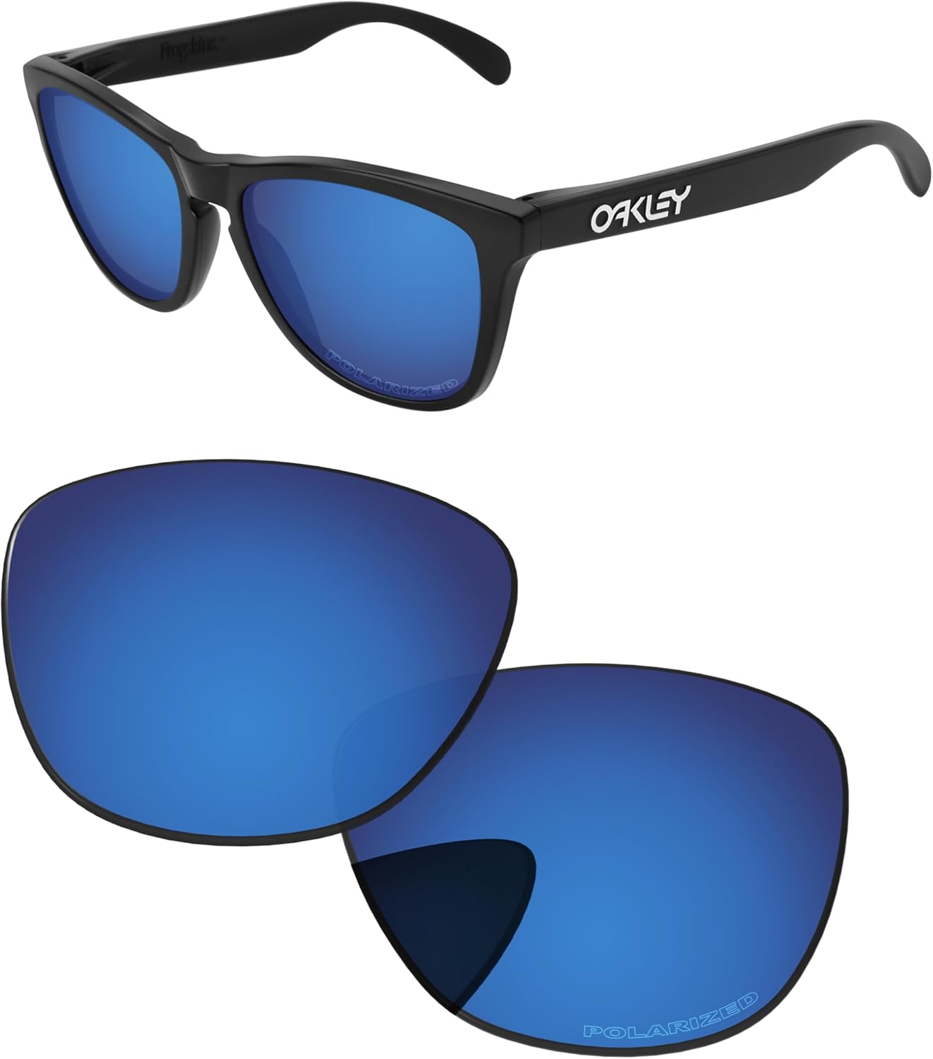 Amazon.co.jp: PapaViva 偏光 交換レンズ For Oakley Frogskins