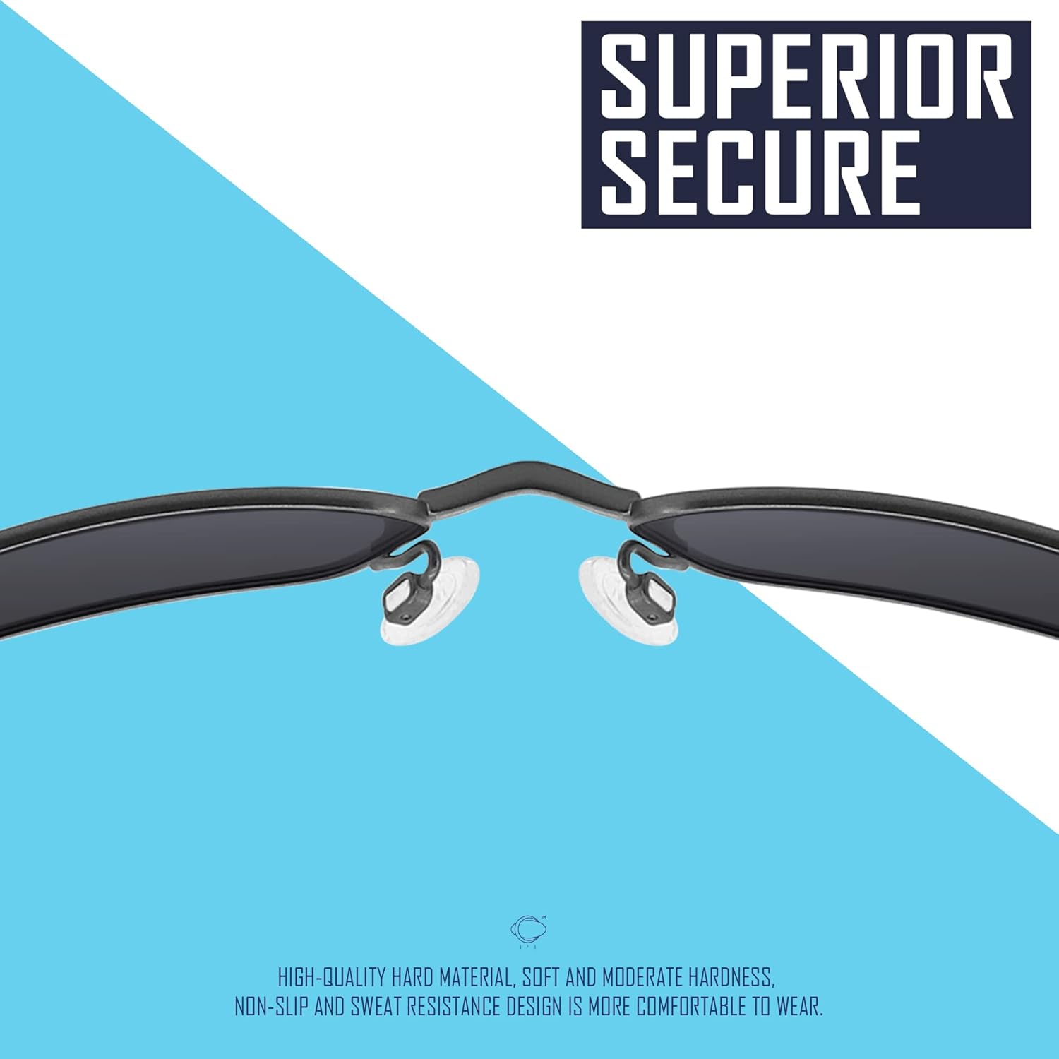 SAUCER Replacement Rubber Earsocks Temple Sleeve for Oakley Keel | Keel Blade | Wingback | Wingback SQ Sunglasses