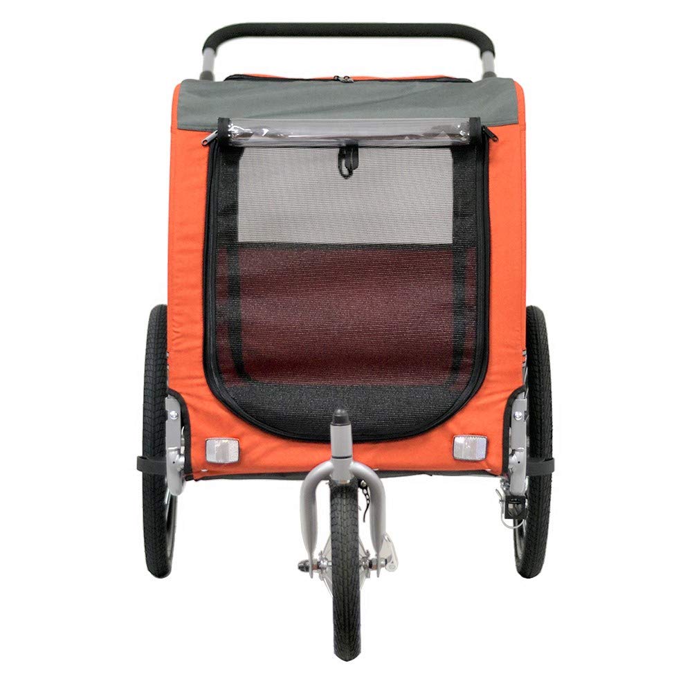 PAPILIOSHOP Zeta - Remolque multifuncional para bicicleta, carrito para transporte de perros y animales, ideal para aventuras al aire libre